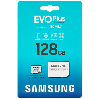 Флеш-карта Samsung EVO Plus 128GB